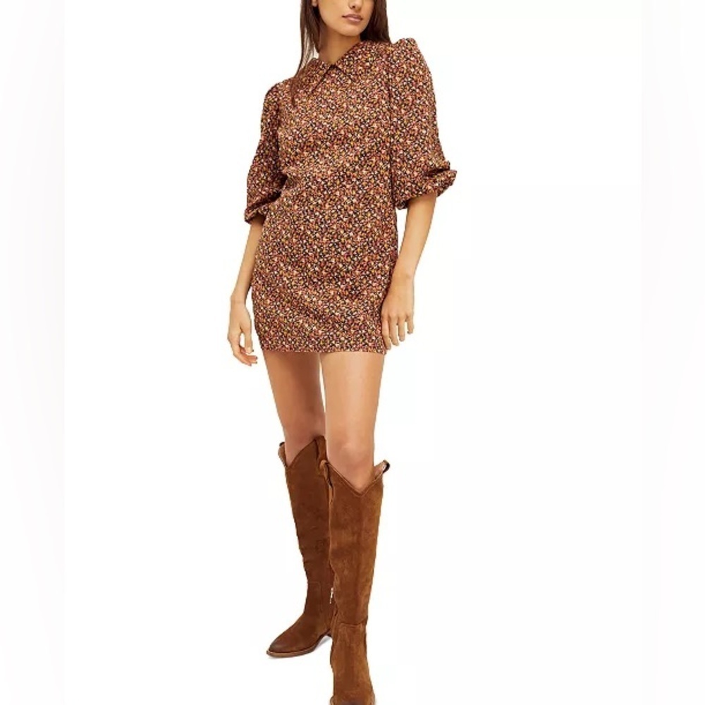 EUC Free People Making Plans Mini Dress